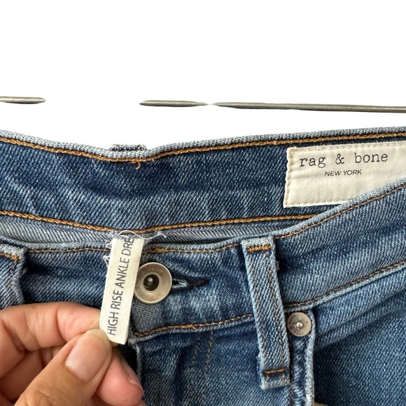 Rag & Bone Dre High Rise Ankle Denim Jeans Size - Picture 7 of 14